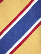 Cravatta 3 pieghe LORETTA gialla in seta bourette - PARTICOLARE